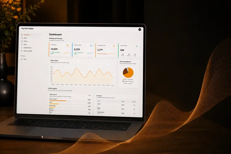 Kay Park Digital reporting dashboard